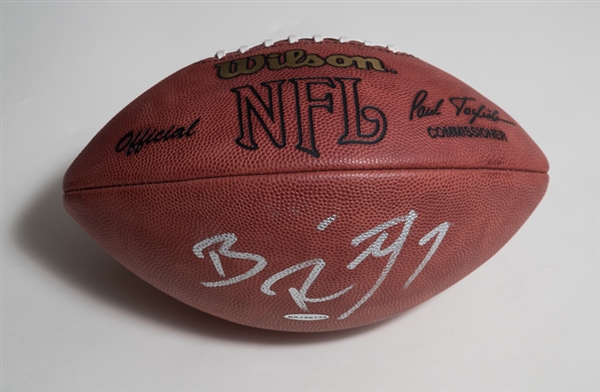 Ben Roethlisberger Signed NFL Football - Upper Deck COA